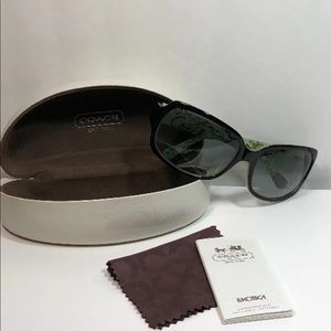 Coach Ginger Sunglasses - Black/Green